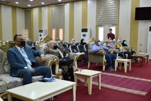 مناقشة أطروحة دكتوراه للطالبة ميسون عمر حسن  في كلية التربية _ قسم اللغة العربية