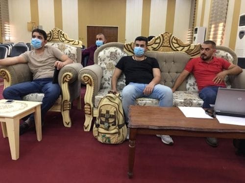 مناقشة رسالة ماجستير  الطالبة أسراء رشيد عبد في قسم علوم القران  _ كلية التربية