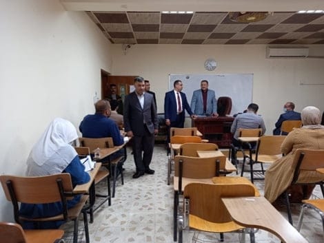 مناقشة رسالة ماجستير الطالبة حنين خالد ناجي في كلية التربية _ قسم علوم الحياة