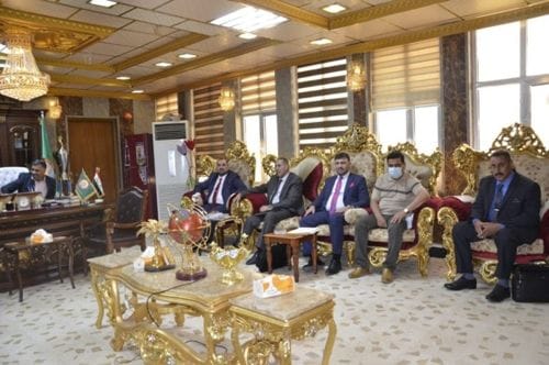 جامعة سامراء – وفدٌ تدريسي من جامعات عراقية يزور كلية العلوم الاسلامية