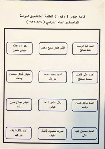التربية البدنية تجري امتحانها التنافسي لدراسة الماجستير