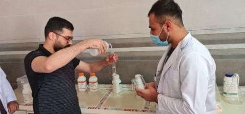 الشؤون الهندسية في التربية البدنية تهيء ملعب السكواتش