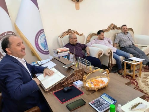 المساعد العلمي لرئيس الجامعة يزور كلية الادارة و الاقتصاد