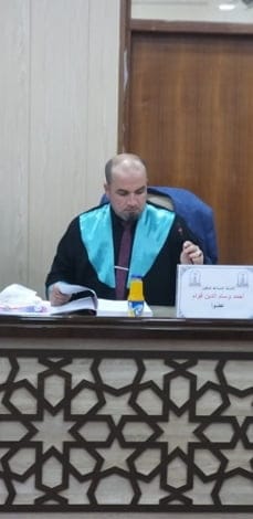 مشاركة أ.م.د. انوار محمود الصالحي في مناقشة أطروحة دكتوراه في رحاب جامعة كويه
