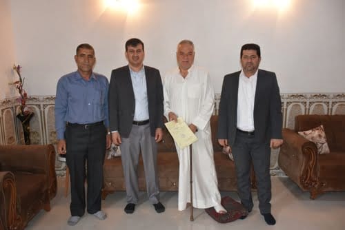 عمادة كلية التربية تعزي م.م. احمد حميد الرفاعي بوفاة ولده