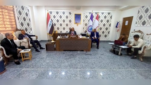 مجلس الكلية يعقد جلسته الاعتيادية الثالثة.