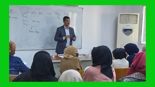 محاضرات عميد كلية الزراعة في كلية التربية- قسم علوم الحياة