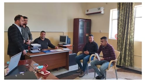 شعبة التسجيل تستقبل الطلبة الجدد في كلية الزراعة