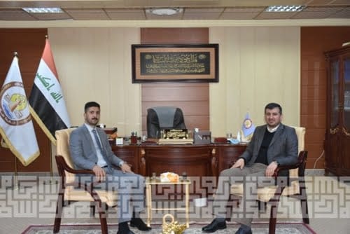 معاون العميد العلمي يشارك في لجنة اقرار عنوان لرسالة ماجستير