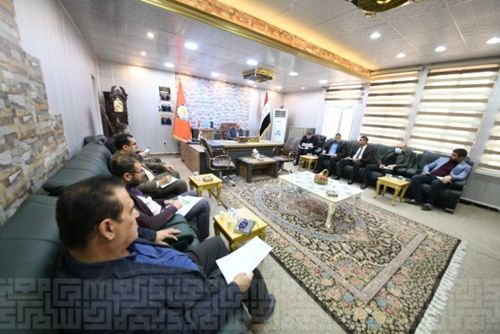 اجتماع لجنة الإجازة الدراسية داخل العراق في جامعة سامراء