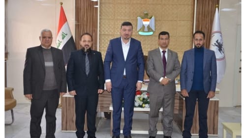 لقاء عميد كلية الزراعة مع نائب محافظ صلاح الدين