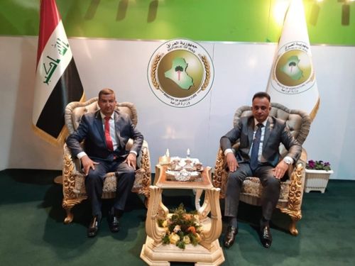 عميد كلية الزراعة ضيفا في المعرض الزراعي في وزارة الزراعة