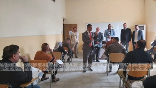 الإمتحانات النهائية ( الكورس الأول ) لطلبة الدراسات المسائية في كلية الزراعة