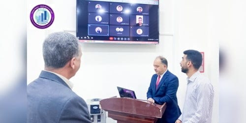 تدريسي من آداب سامراء يناقش في تكريت