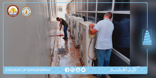 التربية البدنية تجري حملات تنظيف وادامة للحدائق