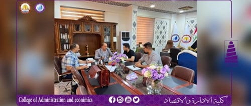 عميد الكلية يتابع أعمال الجودة و التدقيق و الإعلام