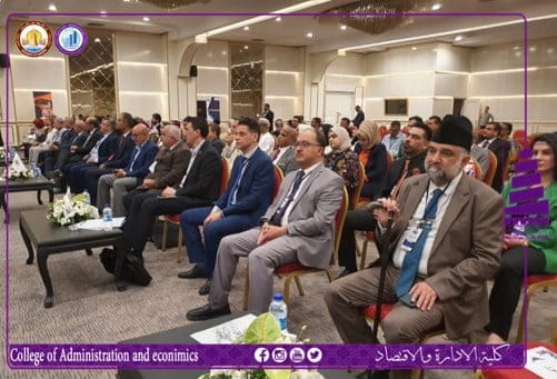 مناقشة رسالة ماجستير الطالبة هناء لفته ساهي في قسم اللغة العربية _ كلية التربية