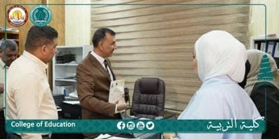 السيد رئيس الجامعة يزور كلية التربية