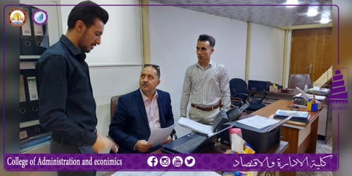 عميد الكلية يجري جولة تفقدية تمهيداً لاستقبال العام الدراسي الجديد