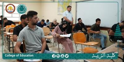 انطلاق امتحانات الدور الثاني في كلية التربية للدراسة الاولية للعام الدراسي ٢٠٢١-٢٠٢٢
