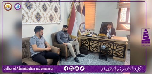 معاون العميد للشؤون الادارية يجتمع بمدراء الجوده و المختبرات