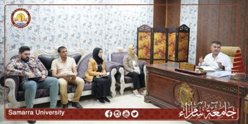 لجنة متابعة عقارات جامعة سامراء تعقد اجتماعًا