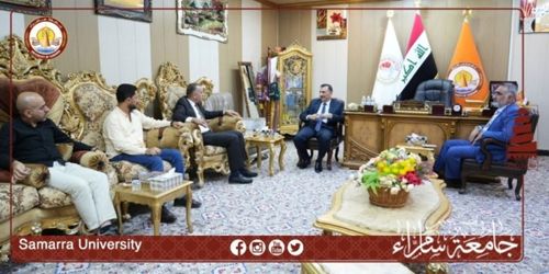 جامعة سامراء تستقبل مدير عام الأقسام الداخلية في وزارة التعليم العالي