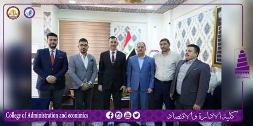 رئيس الجامعة يزور كلية الادارة و الاقتصاد