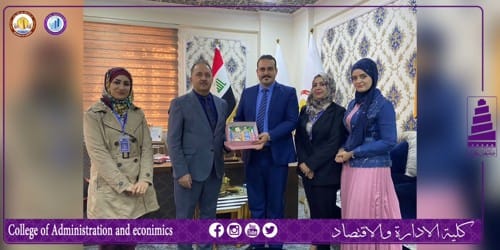 عميد الكلية يستقبل رئيس قسم الكيمياء