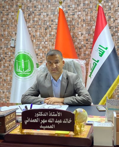 عميد كلية الزراعة يشرف على سير المسيرة التعليمية