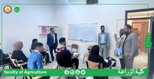 جولة عميد كلية الزراعة