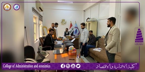 قسم إدارة الاعمال يباشر بتوزيع النتائج النهائية لطلبته