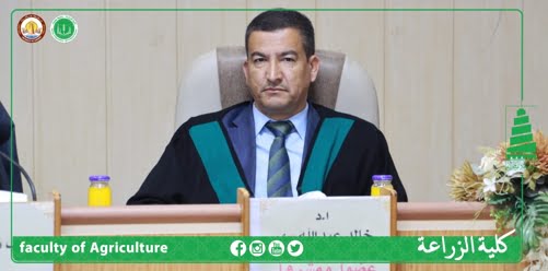 الأستاذ الدكتور خالد عبد الله سهر  يشارك في مناقشة أطروحة دكتوراه