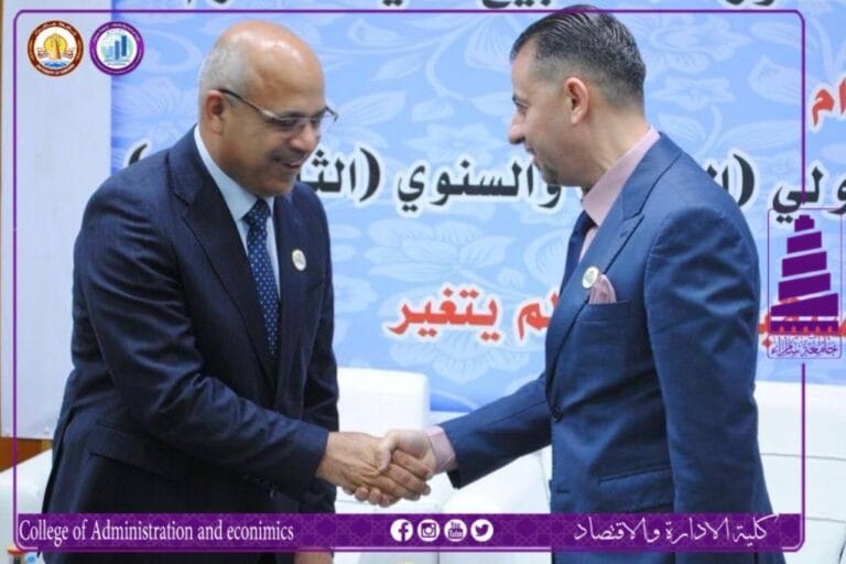 الأستاذ المساعد الدكتور احمد عبد السلام احمد يُلقي بحثاً في مؤتمر دولي