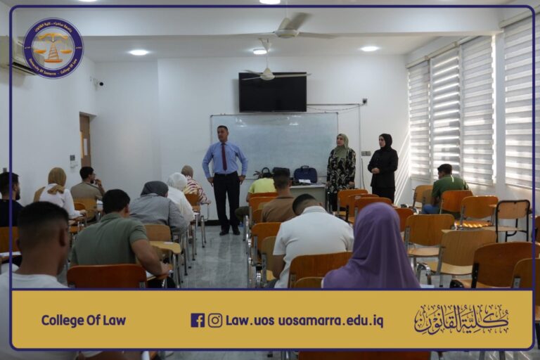 طلبة القانون يؤدون امتحاناتهم للدور الثاني والثالث