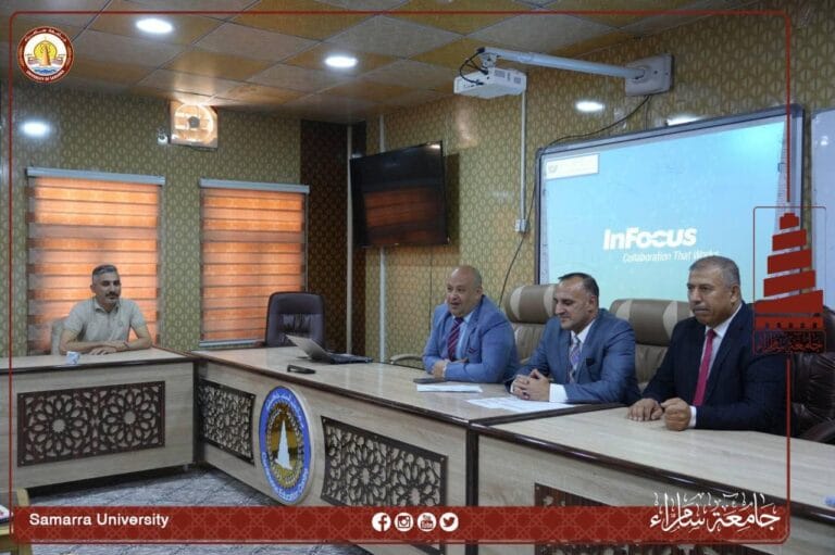 دورة طرائق التدريس الأولى في جامعة سامراء وفق المنهاج المحدث بالتخصصات التربوي والإداري والتطبيقي