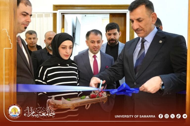رئيس جامعة سامراء يفتتح مختبر الحاسوب وقاعة الدراسات العليا في كلية الإدارة والاقتصاد