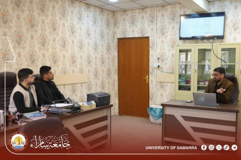 قسم الشؤون العلمية يوضح طريقة رفع النتاجات العلمية في موقع ندوتي