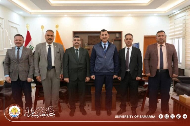 جامعة سامراء تستقبل لجنة وزارية لاستحداث دراسة الماجستير في قسم التاريخ بكلية الاداب