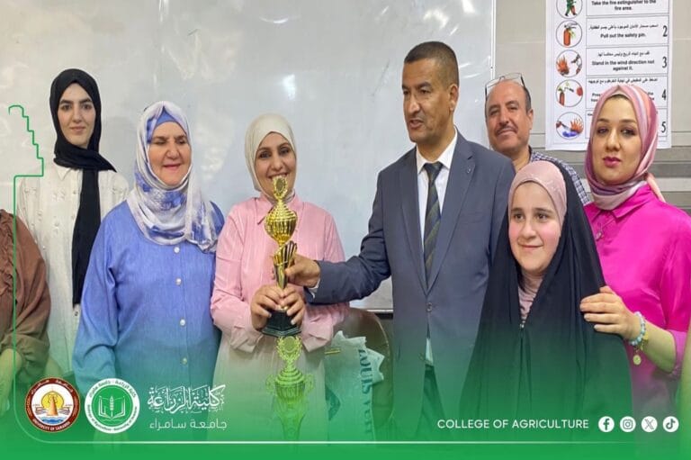 قسم علوم الأغذية في كلية الزراعة  جامعة سامراء يقيم مسابقة للتقييم الحسي لمنتجات التمور العراقية