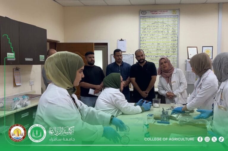 طلبة المحاصيل الحقلية يطلعون ميدانيًا على آليات فحص وتصديق البذور في بغداد
