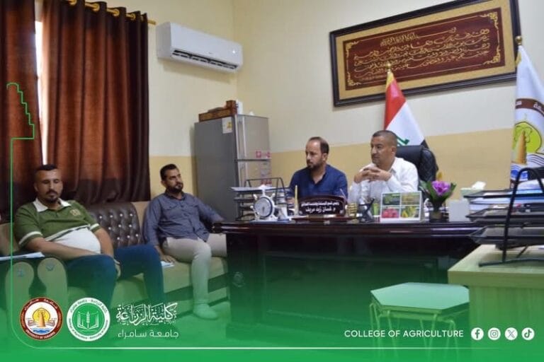 عميد كلية الزراعة يترأس اجتماع مجلس قسم البستنة وهندسة الحدائق