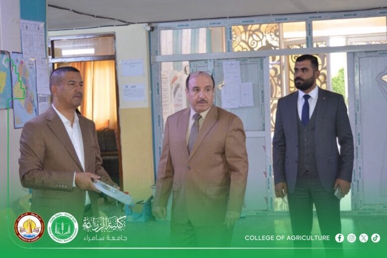 كلية الزراعة جامعة سامراء تنفّذ حملة تطوعية بعنوان مدرستي لزيارة المدارس ودعم الطلبة المتعففين