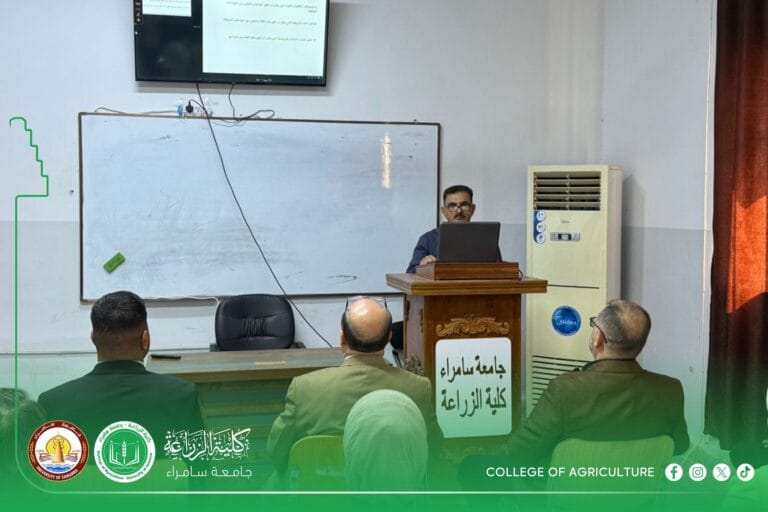 ورشة عمل بكلية الزراعة عن العمل الجماعي لبناء السلام من خلال الحفاظ على البيئة