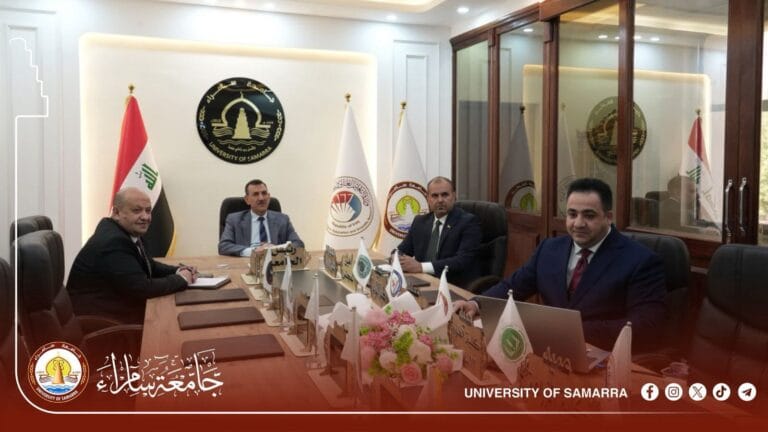 للشروع في برم اتفاق تعاون عملي مشترك… رئاسة جامعة سامراء تعقد اجتماعًا مع جامعة Gadjah Mada الإندونيسية المصنفة ضمن تصنيف شنغهاي العالمي