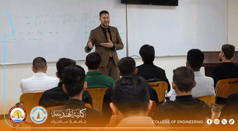 كلية الهندسة تنظم دورة علمية عن توظيف المنهجية البحثية في تطوير المشاريع الهندسية