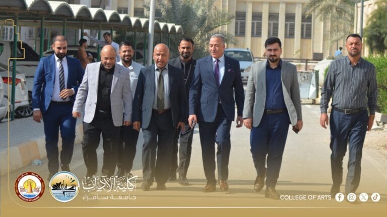 زيارة وفد مركز بيّنة للأمن الفكري والثقافي إلى كليّة الآداب بجامعة سامرّاء