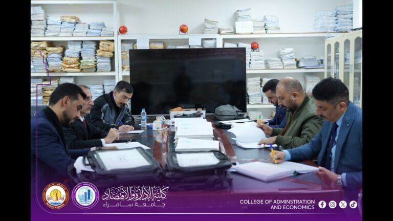 اللجنة الامتحانية في كلية الإدارة والاقتصاد تواصل أعمال تصحيح الدفاتر الامتحانية