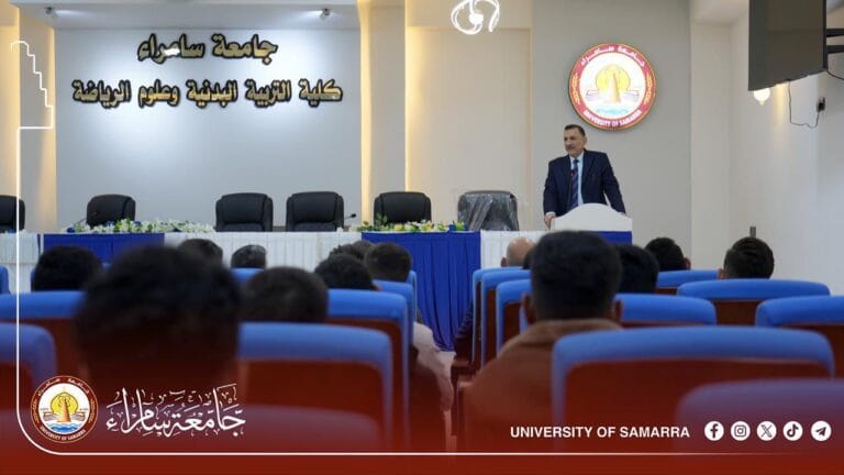 التربية البدنية تبدأ فعاليات أسبوع الريادة العالمي… ورئيس الجامعة يفتتح معرض الرسم وسوق المشاريع الصغيرة