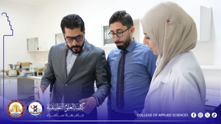 ‏لجنة مركزية من رئاسة الجامعة تزور مختبرات كلية العلوم التطبيقية لمتابعة المختبرات التعليمية والبحثية